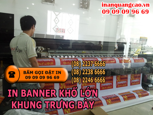 Bấm vào hình để gọi đặt in banner gắn khung trưng bày tại Cty TNHH In Kỹ Thuật Số - Digital Printing